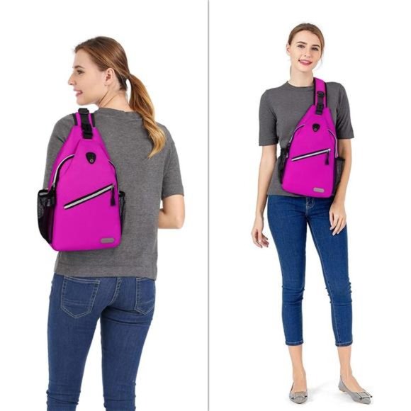 Womens Sling Backpack, Multipurpose Crossbody Shoulder Bag Travel Hiking Daypack main image 4